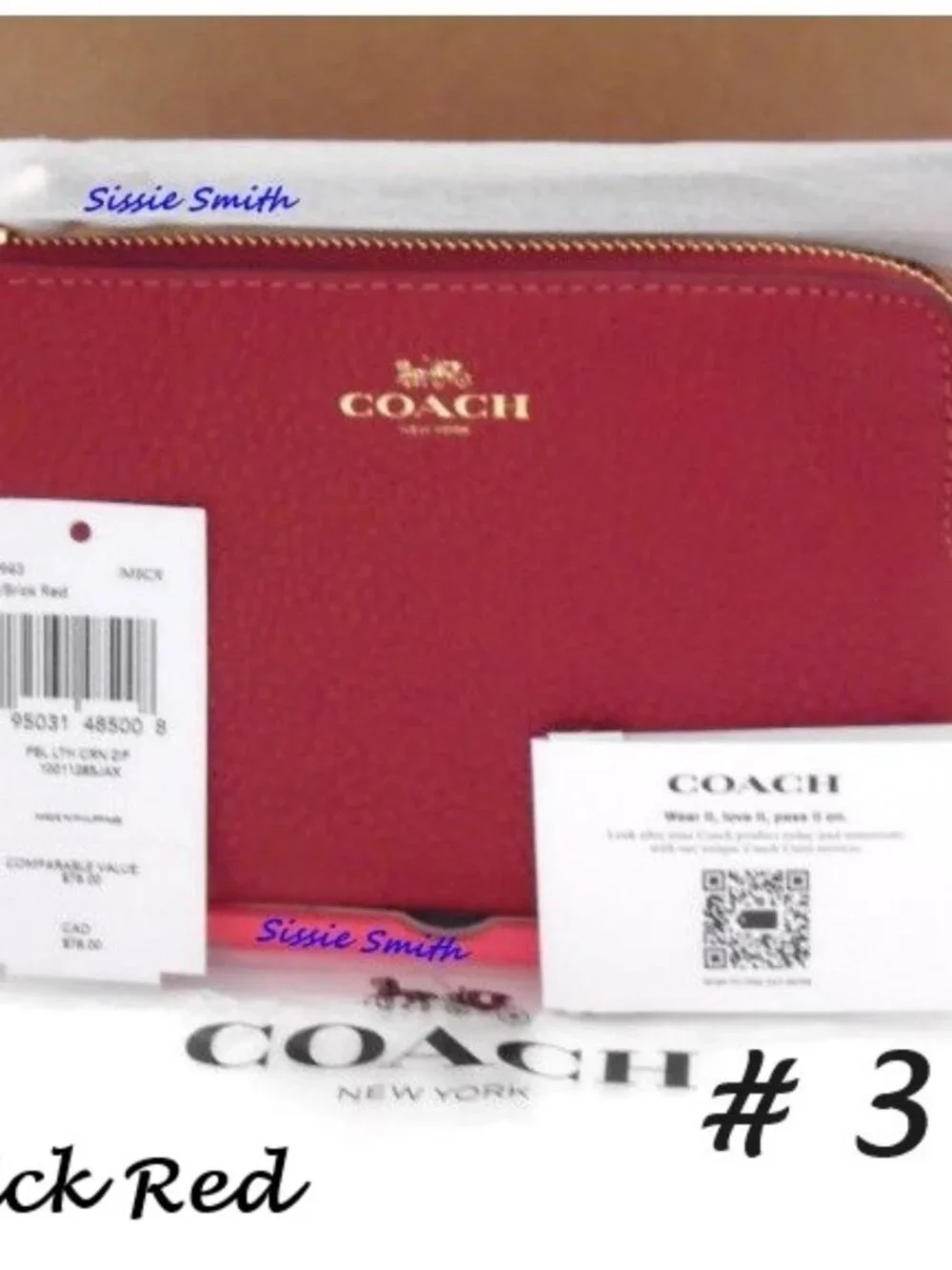 NWT Coach Wristlet Bundle